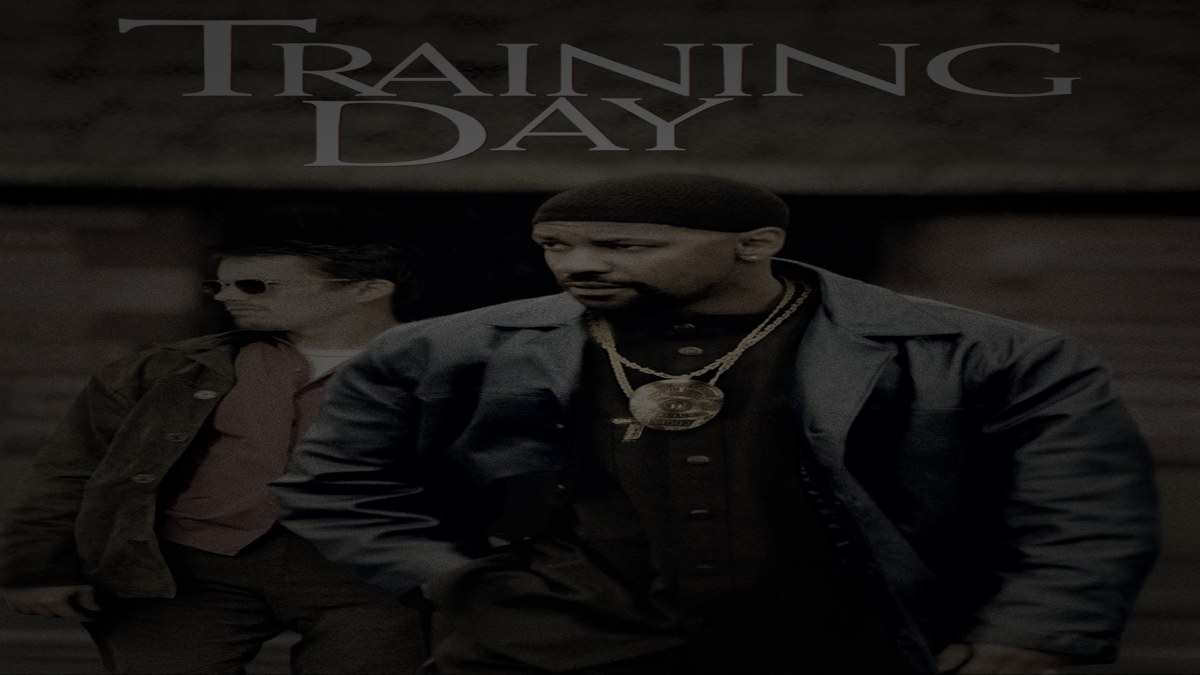 Still from Training Day (2001) — tmdb poster (id 2034); genuine film poster. baked at factor 0.45, 1200x675